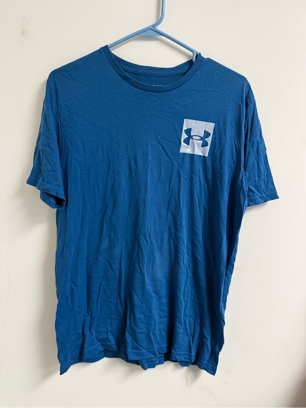 Under Armour Blue Short-Sleeve Logo Tee